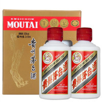 茅台(MOUTAI)飞天 酱香型白酒 53度 50ml*2 礼盒装