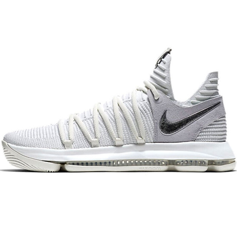 nike耐克男鞋zoomkd10杜兰特10代白银运动篮球鞋897816100101