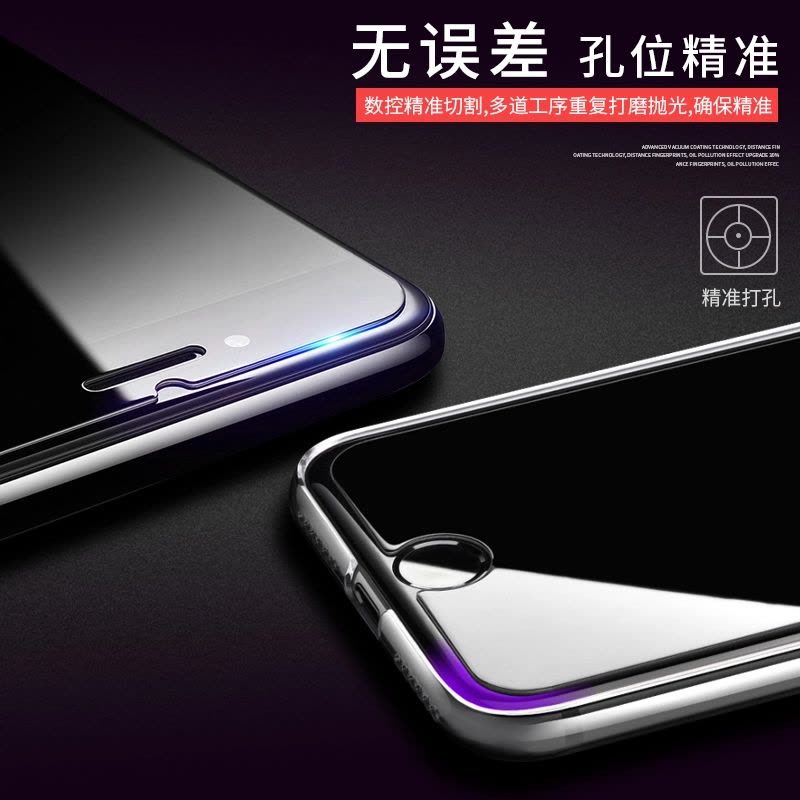 iphone6钢化膜苹果6splus钢化玻璃膜7高清手机膜4.7寸钢化膜 iphone 6贴膜 6 plus玻璃膜图片