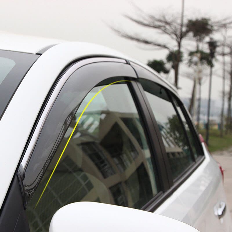 金免贝贝jintubeib拉运2017款吉利新远景晴雨挡改装远景X6专用汽车窗户遮雨板车窗防雨眉图片