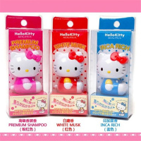 金免贝贝jintubeibHELLOKITTY汽车香水 KT凯蒂猫卡通汽车出风口香水 车载固体香膏