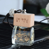 金免贝贝jintubeib汽车内饰 车载香水烫金香水瓶 车内用品 精油除异味 汽车香水挂式