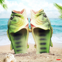 金免贝贝jintubeib个性创意度假海滩鱼型情侣礼品鞋 亲子个性家居拖鞋时尚男女凉鞋