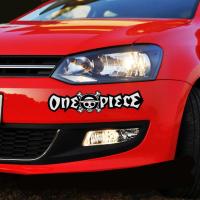 金免贝贝jintubeib拉运 海贼王logo汽车贴纸 遮盖挡划痕 车贴个性反光车贴拉花保险杠贴