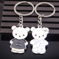 金免贝贝jintubeib现货批发幸福唐装小熊情侣钥匙扣 创意个性小礼品 广告促销赠品