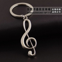 金免贝贝jintubeib厂家现货批发音乐符号钥匙扣 创意乐器行开业赠送小礼品 可刻logo