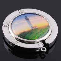 金免贝贝jintubeib批发金属创意折叠式挂包钩 滴胶贴纸 印刷图案创意礼品定制钥匙扣