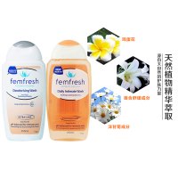 澳洲 芳芯(femfresh) 私处洗液 女性护理液 清洁;淡化异味; 套装(百合味+洋甘菊味)2瓶 250ml