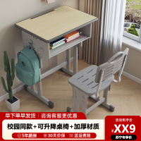 学校同款小学生书桌家用儿童学习桌写字桌椅男孩小孩作业课桌套装