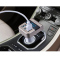 车载充电器一分三多口车充华为小米苹果三星通用点烟器插头USB插座电压检测显示