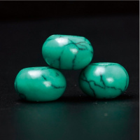 洋子(YangZi)天然原矿优化绿松 石散珠隔珠顶珠腰珠鼓珠金刚星月菩提DIY配饰件