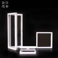 洋子(YangZi)PE薄膜悬浮展示盒 首饰品展示架 佛珠手串亚克力透明包装盒子批发