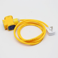 洋子(YangZi)插线板大功率5000W纯铜香港插板接线板插座排插电源 转换器