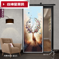 洋子(YangZi)(LANMiu)谷仓门移门美式北欧木门推拉门卫生间门厕所门厨房门室内门