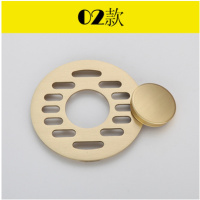 洋子(YangZi)(LANMiu)加厚全铜防臭地漏盖子82洗衣机地漏盖圆形地漏盖板双用地漏盖片