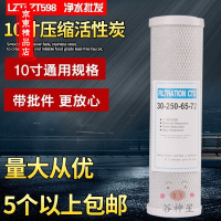 洋子(YangZi)(LAN Miu)10寸CTO压缩活性炭过滤芯家用净水器纯水机饮水机配件过滤芯