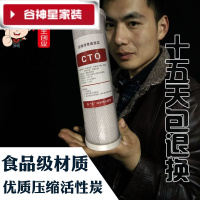 洋子(YangZi)(LAN Miu)10寸平口第三级精密烧结压缩活性炭果壳网碳滤芯净水器纯水机CTO