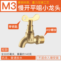 洋子(YangZi)(LANMiu)户外洗衣机水龙头全铜带锁钥匙防盗防冻复古4分6分加长单冷水龙头