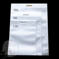 洋子(YangZi)五金面粉袋空白无纺布袋手提袋小米袋大米袋子全新现货2.5kg5斤批发