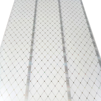 洋子(YangZi)澜达家装PVC扣板吊顶厨房客厅卫生间吊顶塑料长条扣板工装装饰板20公分宽4米不含