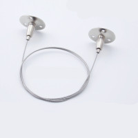 洋子(YangZi)家装钢丝绳吊码广告牌吊码钢丝绳配件钢丝吊件挂画配件钢丝绳玻璃吊码