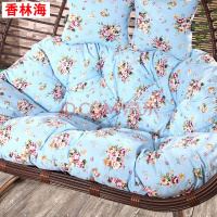 洋子(YangZi)吊篮靠垫秋千坐垫单人双人摇篮藤椅布垫吊篮换洗布套吊椅坐垫