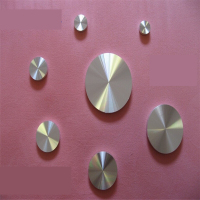 洋子（YangZi）实心铝饼圆形装饰饼玻璃桌配件茶几配件柜脚配件规格齐全