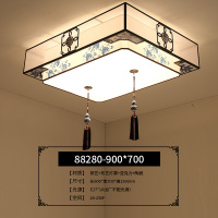 洋子(YangZi)现代中式吸顶灯长方形复古大气客厅个性创意餐厅简约中国风卧室灯