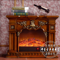 洋子（YangZi）1.5/1.2/1米欧式壁炉深色壁炉白色壁炉贴银箔壁炉壁炉取暖器