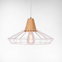 洋子(YangZi)餐厅吊灯北欧创意个性酒吧台艺术咖啡厅餐厅简约木艺铁艺单头吊灯