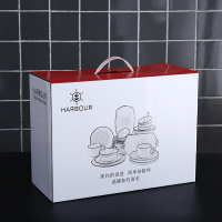 洋子(YangZi)北欧碗碟套装家用简约4-6人碗盘子组合日式成套情侣餐具陶瓷创意28头礼盒装(8人左右)送8双筷子