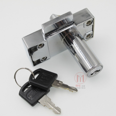 洋子(YangZi)339-42mm加长锁芯抽屉锁 木门隐形移门锁 暗藏推拉门锁 柜门锁