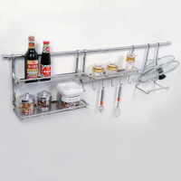 洋子(YangZi)欧派标配304不锈钢厨房置物架 壁挂墙上调味收纳架厨房挂件挂架