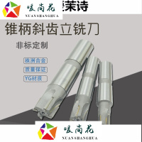 洋子(YangZi)上刀镶硬质合金钨钢斜齿锥柄立铣刀141618202224252628