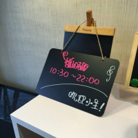 洋子(YangZi) 广告牌展示牌店铺挂牌门牌店铺营业休息欢迎光临挂牌手写标牌 20*30双面小黑板