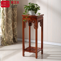 洋子(YangZi)红木花架花梨木客厅实木鸡翅木多层仿古中式鱼缸吊篮绿萝盆景架子