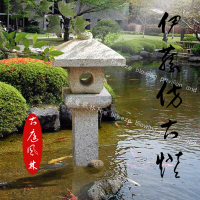 洋子（YangZi）庭园石雕制品石灯笼户外庭院酒店会所花园落地日式石灯直立灯