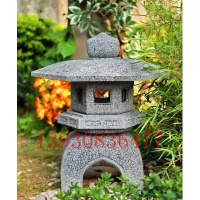 洋子(YangZi)石雕石灯笼石头灯仿古石灯塔青石灯庭院草坪灯日式石灯塔定做石灯