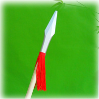 洋子(YangZi)木质长矛儿童红缨枪表演道具儿童节中小学生舞台道具长枪