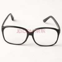 洋子(YangZi) 平光眼镜大框黑框劳保防辐射玻璃复古焊工透明防尘防紫外线