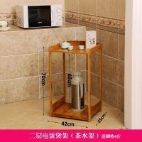 洋子（YangZi）客厅茶桌边几饮水机架可放水桶茶车泡茶储物收纳柜