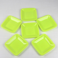 洋子(YangZi)6个装塑料小碟子吐骨碟骨盘垃圾盘鱼刺骨头碟