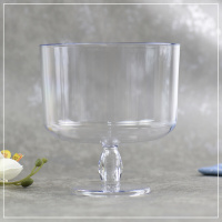 洋子(YangZi)酒杯形奶油水果杯6寸千层杯聚会甜品包装特色蛋糕包装盒PS塑料杯