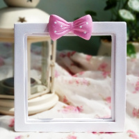 洋子(YangZi)欧式创意小边框树脂墙贴保护套现代简约开关套装饰框插座贴白色174