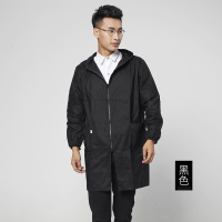 洋子(YangZi)韩版加绒护衣罩衣工作服防水防油厨房围裙长袖男士冬季