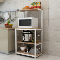 洋子(YangZi)微波炉烤箱置物架厨房落地3层4多层省空间家用调味料储物收纳架子