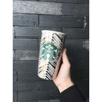 洋子(YangZi)杯子梦幻月球圣诞雪花陶瓷双层马克杯水杯