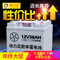 洋子(YangZi)12V38ah蓄电池家用户外照明免维护移动电源胶体电池12V电瓶