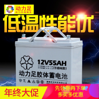 洋子（YangZi）胶体蓄电池12V55ah 应急照明太阳能路灯 蓄电池12V 电瓶