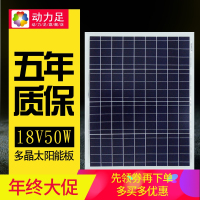 洋子(YangZi)50瓦多晶太阳能电池板50w太阳能系统光伏板发电板充12V电瓶